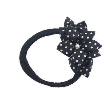 Crystalmood Flexy Hair Styler Floral Up-do Stick Dotted Flower Black